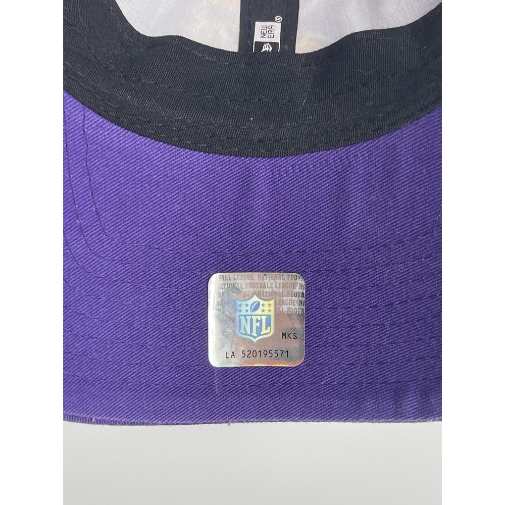 New Era Minnesota Vikings Women's 9TWENTY Purple Strapback Hat NFL Cap OSFA - Picture 10 of 10